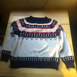 VTG Nordic pattern sweater